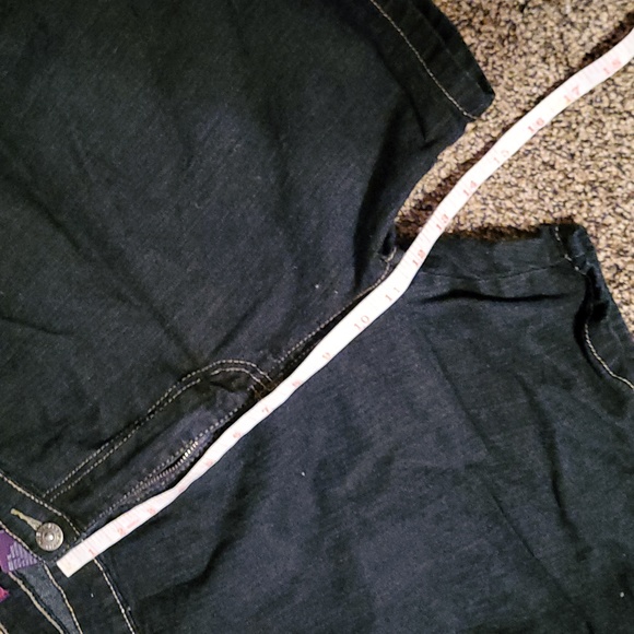 EUC Jeanbay Co dark blue jeans shorts. Size 16 - Picture 5 of 5